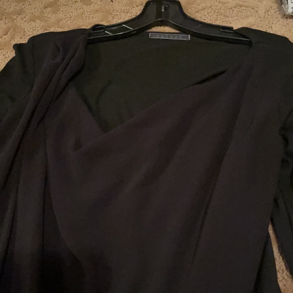 Velvet brand sheer top draped neckline - Picture 4 of 6